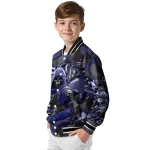 customized colorado rockies skull horde blue varsity jacket best selling