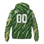 customized colorado state rams abstract streaks green windbreaker jacket best selling
