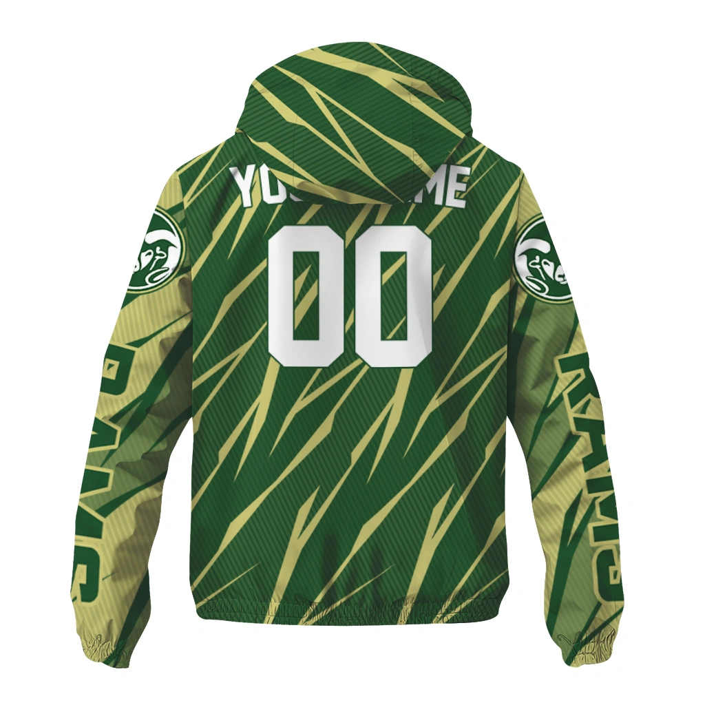 customized colorado state rams abstract streaks green windbreaker jacket fashion forward customized colorado state rams abstract streaks green windbreaker jacket fashion forward