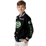 customized colorado state rams american flag skull black varsity jacket best selling