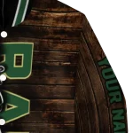 customized colorado state rams flag wood brown varsity jacket best selling
