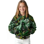 customized colorado state rams skull horde green varsity jacket best selling