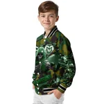 customized colorado state rams skull horde green varsity jacket best selling