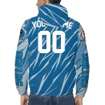 customized dallas mavericks abstract streaks blue windbreaker jacket best selling