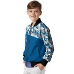 customized dallas mavericks camouflage style blue bomber jacket best selling