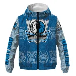 customized dallas mavericks cat eyes blue windbreaker jacket best selling