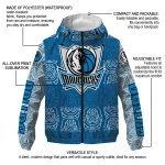 customized dallas mavericks cat eyes blue windbreaker jacket best selling