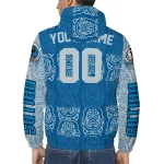 customized dallas mavericks cat eyes blue windbreaker jacket best selling