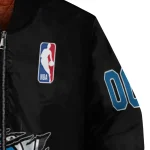 customized dallas mavericks claw edge black bomber jacket best selling