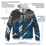 customized dallas mavericks claw mesh blue gray windbreaker jacket best selling