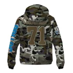 customized dallas mavericks skull camo camouflage windbreaker jacket best selling