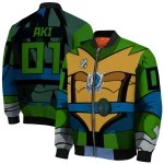 customized dallas mavericks turtle armor bomber jacket best selling