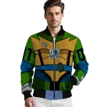 customized dallas mavericks turtle armor bomber jacket best selling