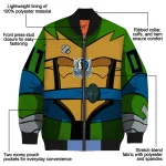customized dallas mavericks turtle armor bomber jacket best selling