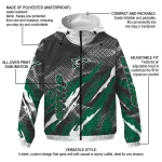 customized dallas stars claw mesh green gray windbreaker jacket best selling