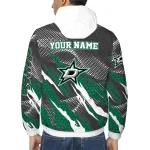 customized dallas stars claw mesh green gray windbreaker jacket best selling