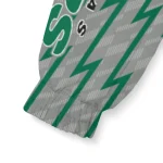 customized dallas stars lightning strike grid green windbreaker jacket best selling