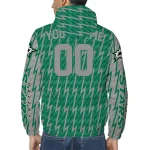 customized dallas stars lightning strike grid green windbreaker jacket best selling