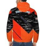 customized denver broncos arrow matrix orange black windbreaker jacket best selling