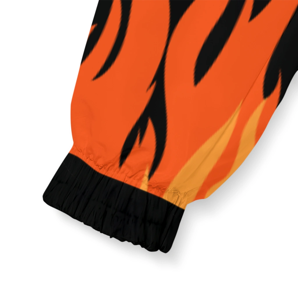 customized denver broncos flame trim orange black windbreaker jacket latest model customized denver broncos flame trim orange black windbreaker jacket latest model