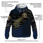 customized denver nuggets arrow matrix blue black windbreaker jacket best selling