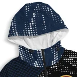 customized denver nuggets arrow matrix blue black windbreaker jacket best selling