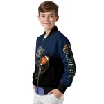 customized denver nuggets groot football blue black bomber jacket best selling