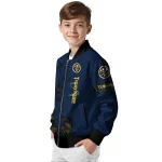 customized denver nuggets tribal deer art blue bomber jacket best selling