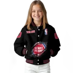 customized detroit pistons claw edge black varsity jacket best selling