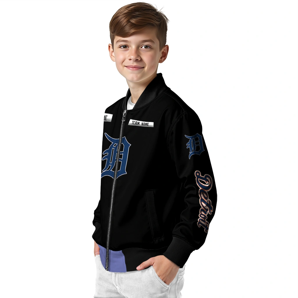 customized detroit tigers american flag skull black bomber jacket trendy customized detroit tigers american flag skull black bomber jacket trendy