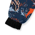 customized detroit tigers shark art navy windbreaker jacket best selling