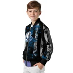 customized drake bulldogs star stripes blue black bomber jacket best selling
