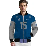 customized drake bulldogs team patch blue bomber jacket best selling