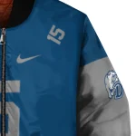 customized drake bulldogs team patch blue bomber jacket best selling