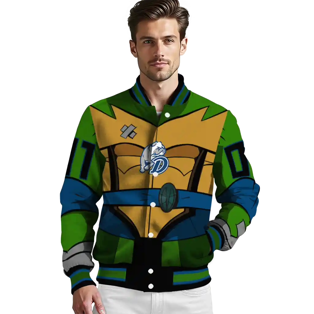 customized drake bulldogs turtle armor varsity jacket high quality customized drake bulldogs turtle armor varsity jacket high quality