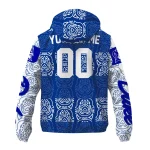 customized duke blue devils cat eyes blue windbreaker jacket best selling