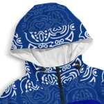 customized duke blue devils cat eyes blue windbreaker jacket best selling
