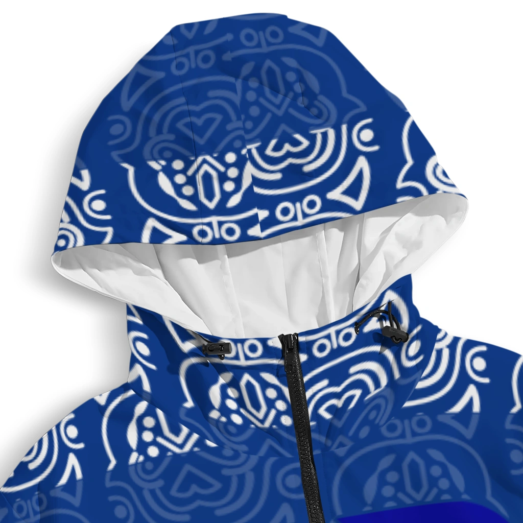 customized duke blue devils cat eyes blue windbreaker jacket premium grade customized duke blue devils cat eyes blue windbreaker jacket premium grade
