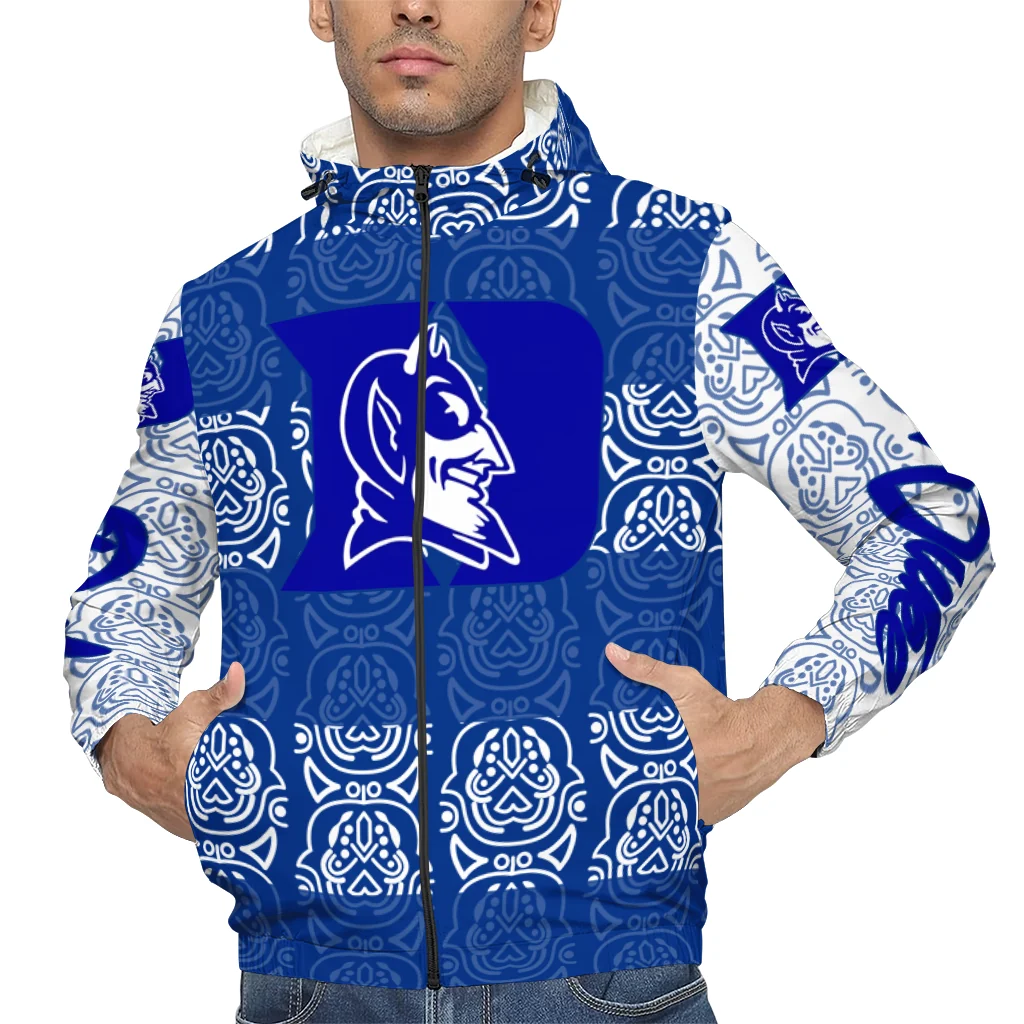 customized duke blue devils cat eyes blue windbreaker jacket top rated customized duke blue devils cat eyes blue windbreaker jacket top rated