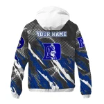 customized duke blue devils claw mesh blue gray windbreaker jacket best selling