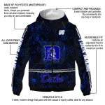 customized duke blue devils shards cluster blue windbreaker jacket best selling