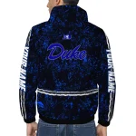 customized duke blue devils shards cluster blue windbreaker jacket best selling
