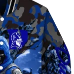 customized duke blue devils skull horde blue varsity jacket best selling