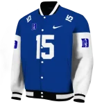 customized duke blue devils team patch blue varsity jacket best selling