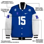 customized duke blue devils team patch blue varsity jacket best selling