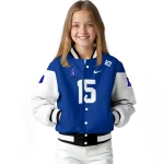 customized duke blue devils team patch blue varsity jacket best selling