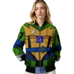 customized duke blue devils turtle armor bomber jacket best selling