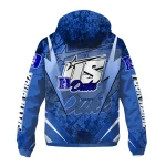 customized duke blue devils us rock star blue windbreaker jacket best selling