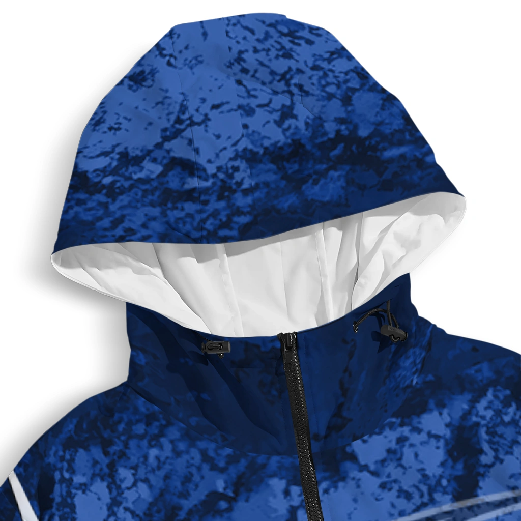 customized duke blue devils us rock star blue windbreaker jacket premium grade customized duke blue devils us rock star blue windbreaker jacket premium grade