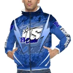 customized duke blue devils us rock star blue windbreaker jacket best selling